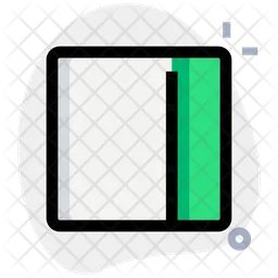 Right Vertical Grid  Icon