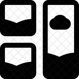 Right Vertical Image Grid  Icon