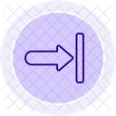 Right Wall Color Circle Icon Icon