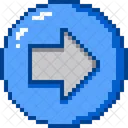 Rightleft Circle Pixel Art Icon
