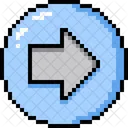 Rightleft Circle Pixel Art Icon