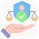 Rights Legal Protection Icon