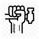 Rights Hand Hammer Icon