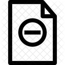 Rimuovere File Eliminare File File Icon