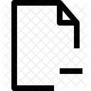 Rimuovi File Cancella File File Icon