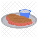 Rindersteak Rindfleisch Scheibe Symbol