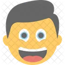 Rindo Garoto Emoji Ícone