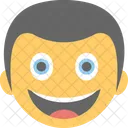 Garoto Emoji Hahaha Ícone