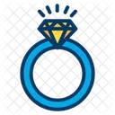 Diamond Ring Accessories Jewelry Icon