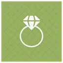 Ring Diamond Jewelry Icon
