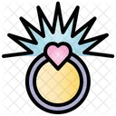 Ring Valentine Heart Icon