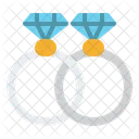 Ring Engagement Diamond Icon
