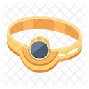 Flat Style Icon Of A Ring Icon