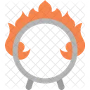 Ring Fire Flame Icon