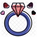 Ring Love Jewelry Icon