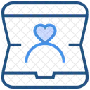Heart Valentines Day Ring Box Icon