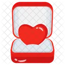 Ring Box Gift Box Heart Icon