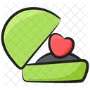 Wedding Ring Ring Box Heart Ring Icon