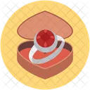 Ring Case Heart Icon