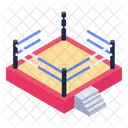 Ring De Lucha Libre Ring De Boxeo Campo De Lucha Libre Icono