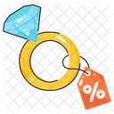 Sale Diamond Accessories Icon