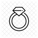 Ring Diamond Ring Accessories Icon