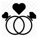 Love Ring Diamond Icon