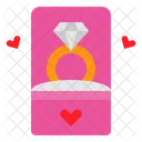 Ring Diamond Love Icon