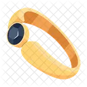 Flat Style Icon Of A Ring Icon