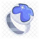 Flat Style Icon Of A Ring Icon