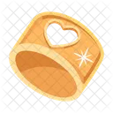 Flat Style Icon Of A Ring Icon