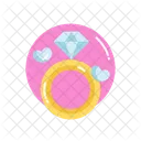 Ring Ring Love Wedding Love Icon