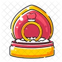 Gold Ring Love Icon