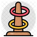 Ring Toss Game Carnival Game Entertainment Icon