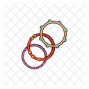 Rings Earrings Sticker Icon