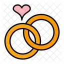 Rings Background Wedding Icon