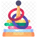 Rings Toy Pyramid Toy Symbol