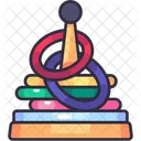 Rings Toy Pyramid Toy Symbol