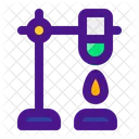 Ringstander Chemie Kolben Symbol