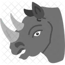 Rinoceronte Animal Herbivoro Icon