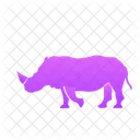 Rinocerontes Animal Emoji Ícone