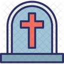 Cemetery Christianity Cross Icon
