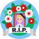 Rip Death Potrait Icon