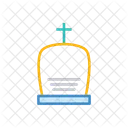 Rip Tombstone Casket Icon