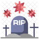 Rip Corona Death Death Icon