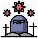 Rip Corona Death Death Icon