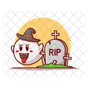 Rip Death Grave Icon