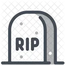 Rip Grave Death Icon