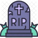 Rip Grave Gravestone Icon