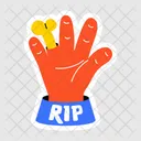Rip Hand Dead Hand Creepy Hand Icon